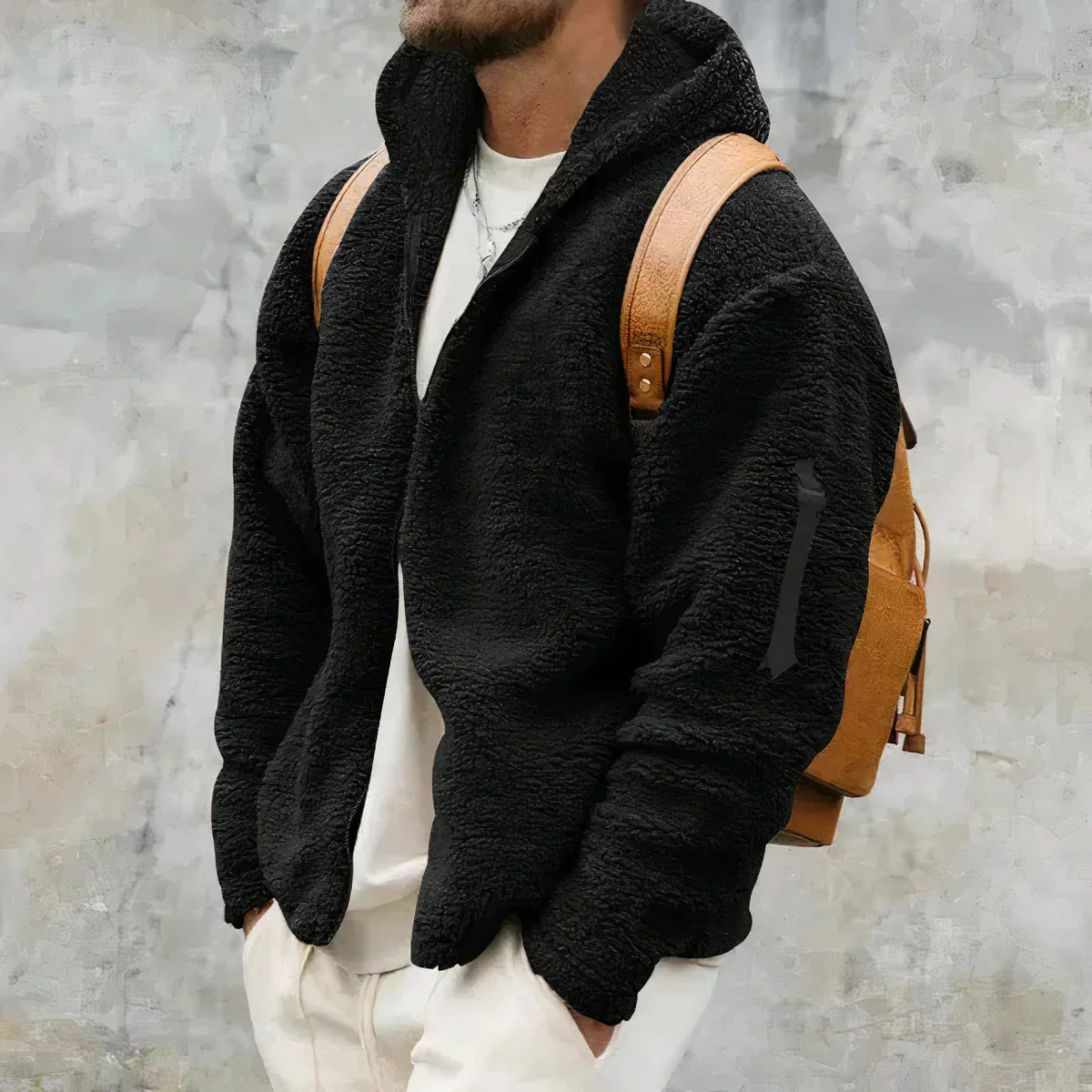 Men’s Warm Zip Hoodie | Streetwear