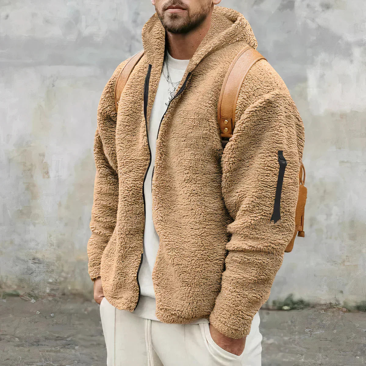 Men’s Warm Zip Hoodie | Streetwear