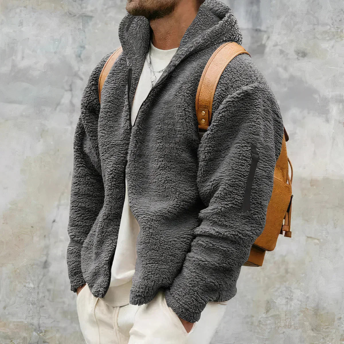 Men’s Warm Zip Hoodie | Streetwear