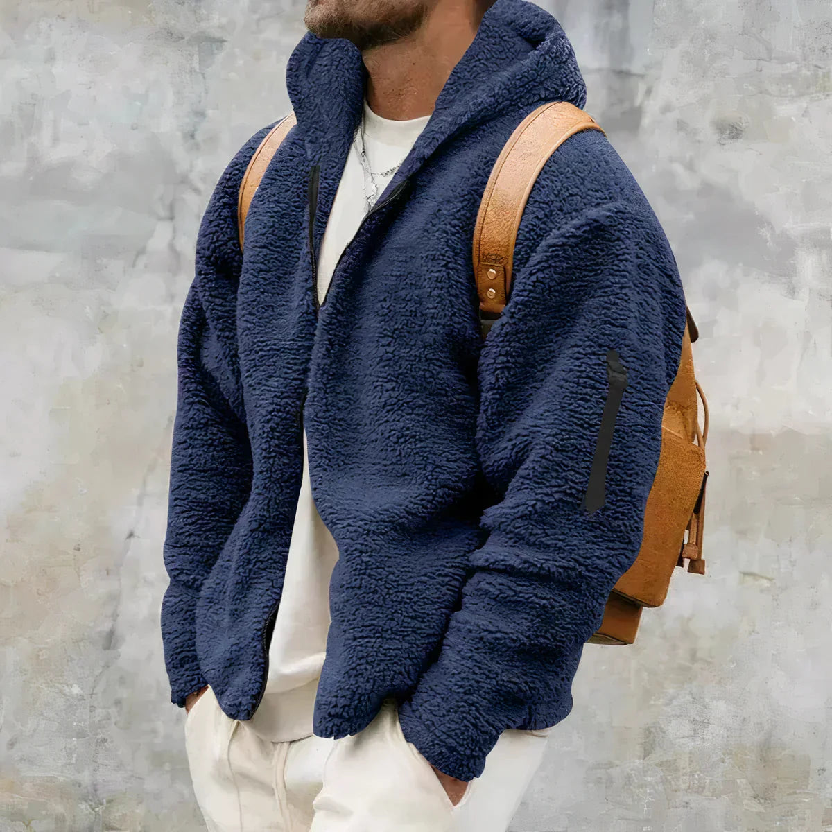 Men’s Warm Zip Hoodie | Streetwear