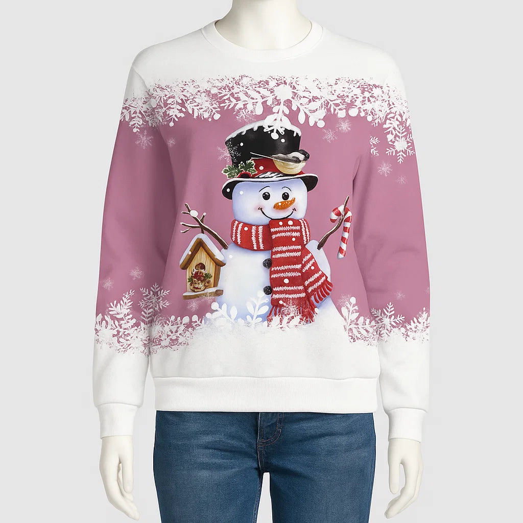 Women’s Snowman Christmas Sweater | Festive Knitwear