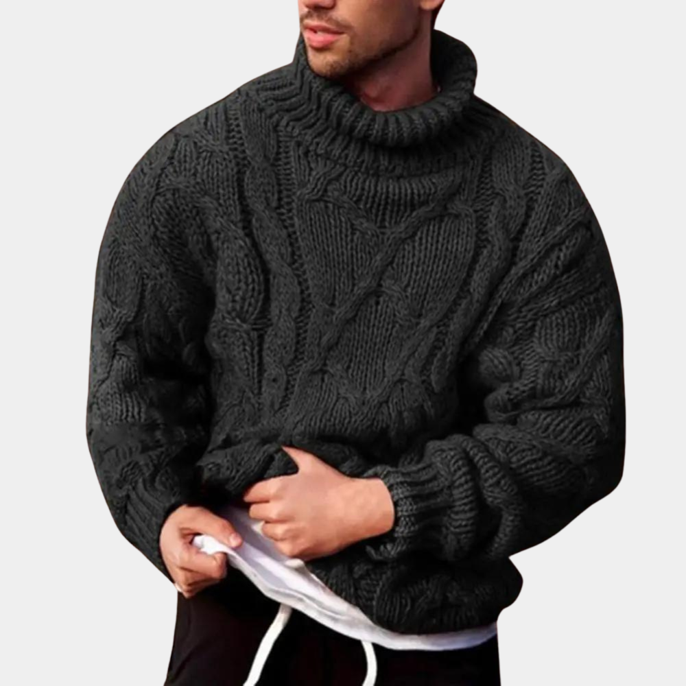 Men’s Chunky Turtleneck Sweater | Pullover