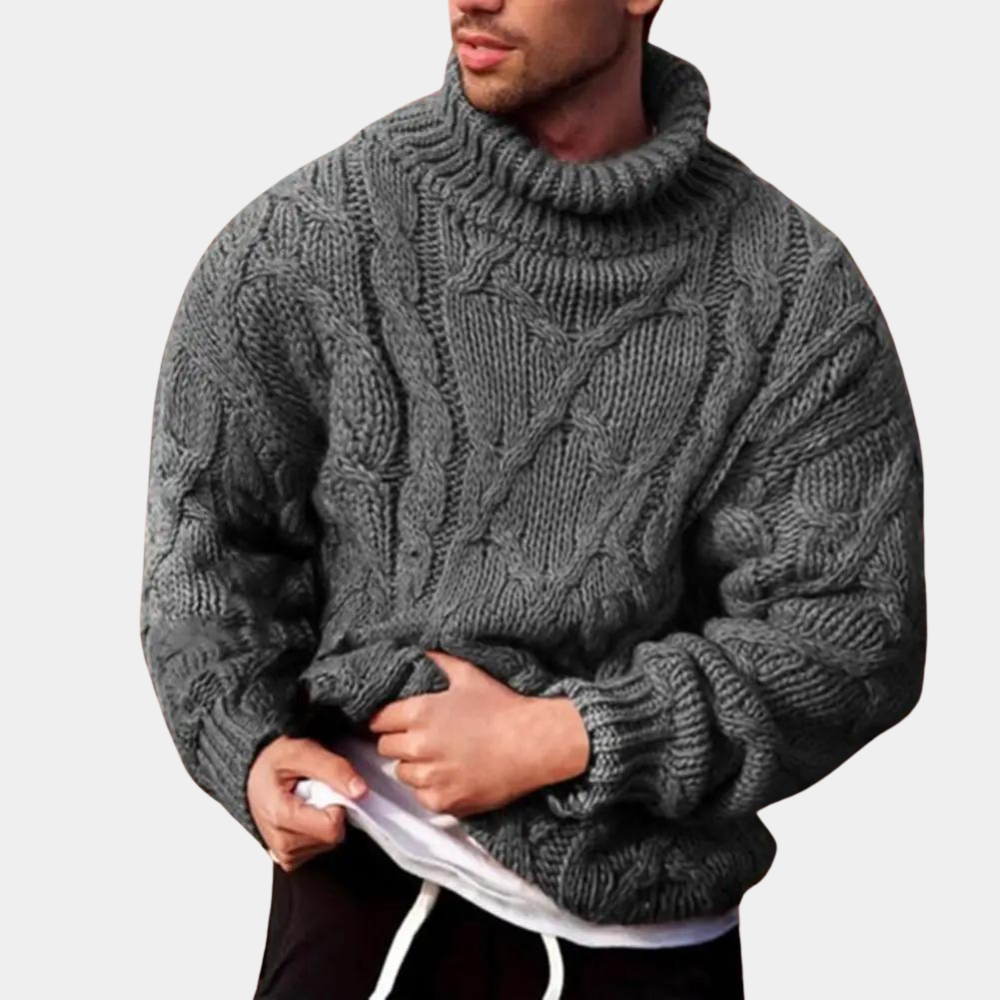 Men’s Chunky Turtleneck Sweater | Pullover