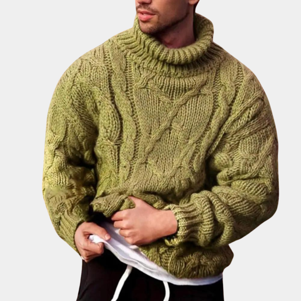 Men’s Chunky Turtleneck Sweater | Pullover