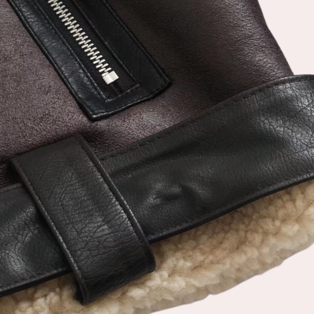 Women’s Belted Flight Jacket | Warm