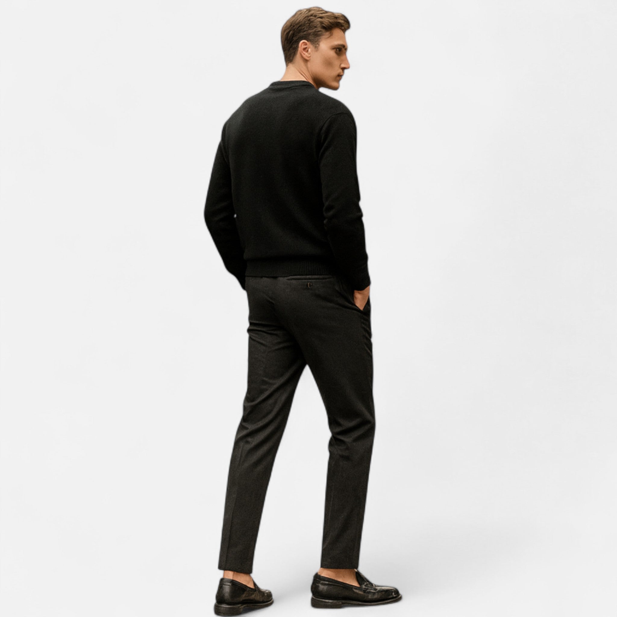 Nurozis | Men’s Wool Crew Neck Sweater
