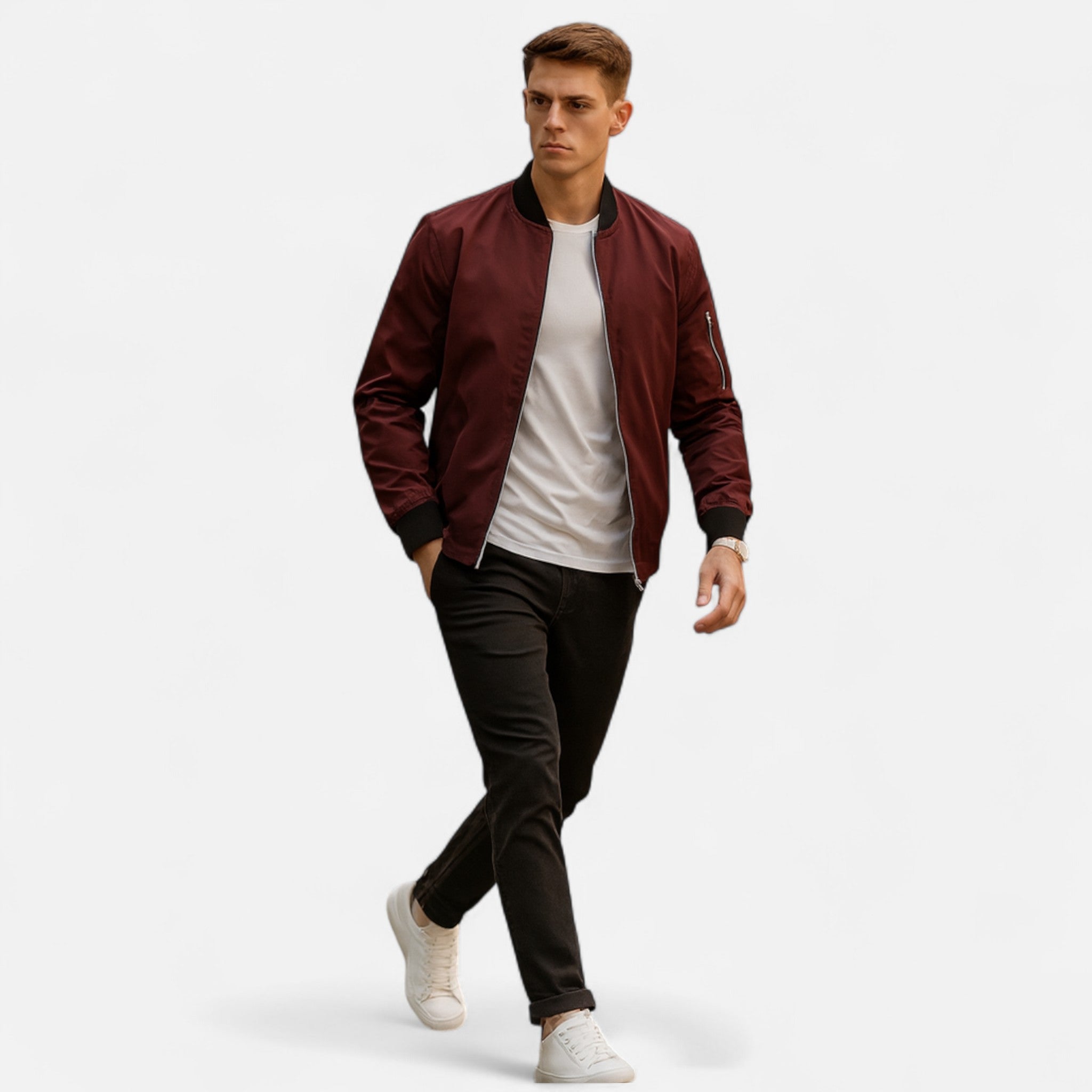 Nurozis | Men’s Classic Lightweight Bomber Jacket