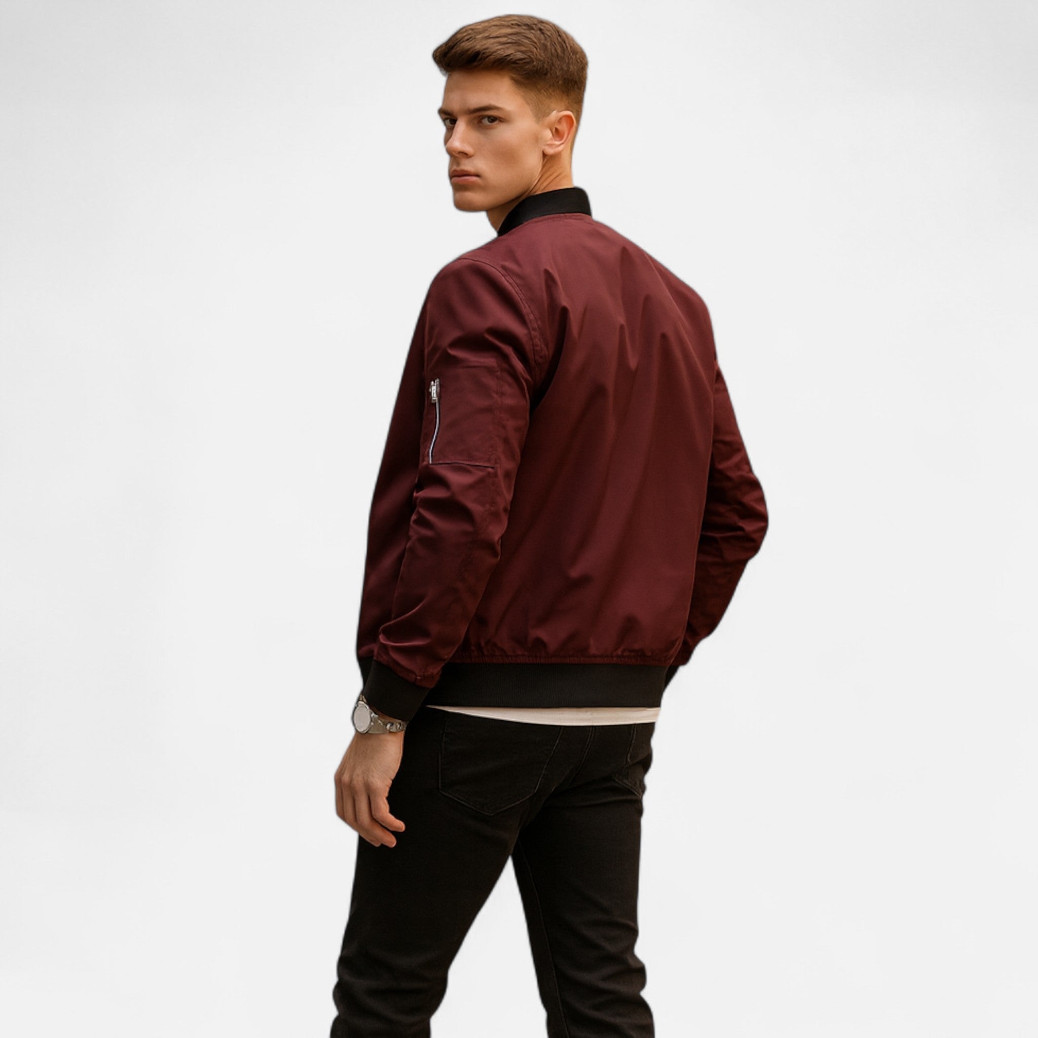 Nurozis | Men’s Classic Lightweight Bomber Jacket