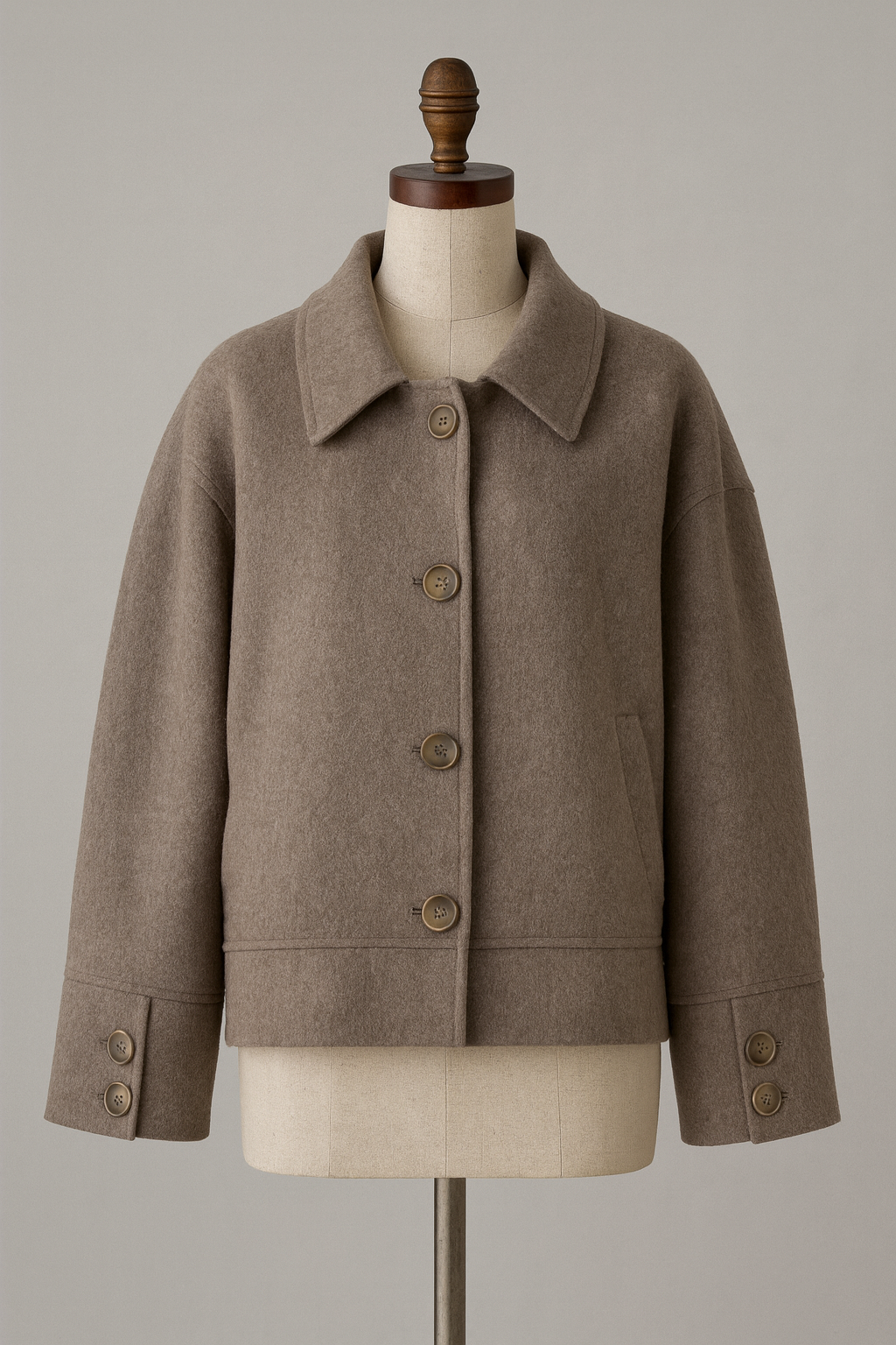 Nurozis | Oversized Wool Blend Jacket
