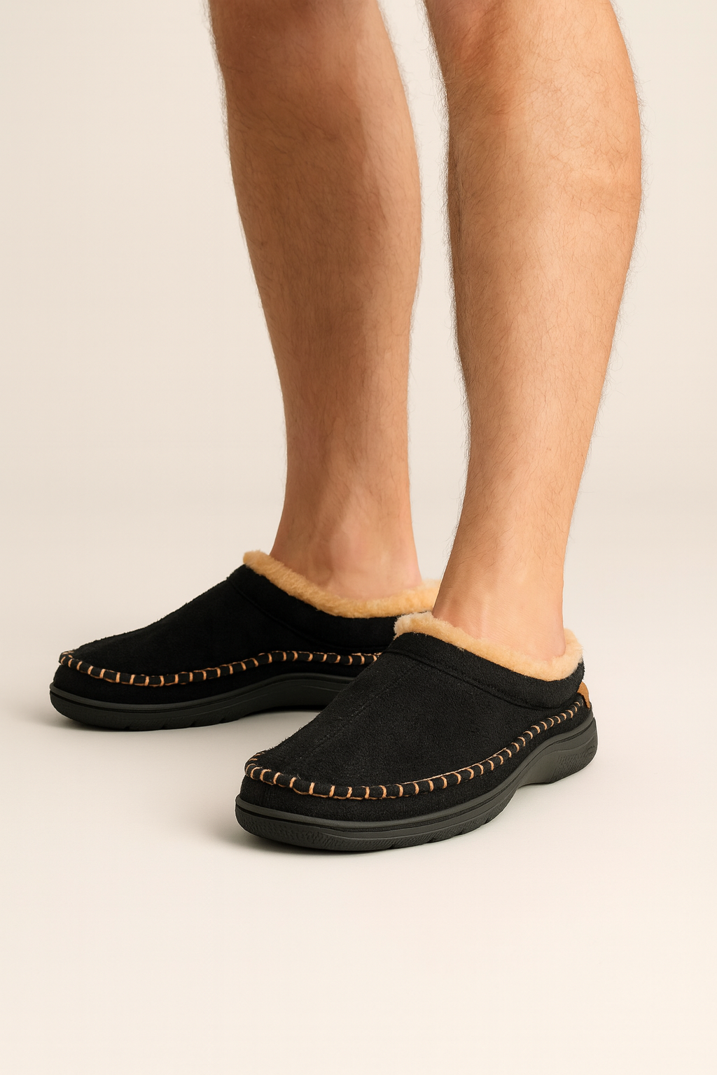 Men’s Winter Slip-On Slippers | Comfortable