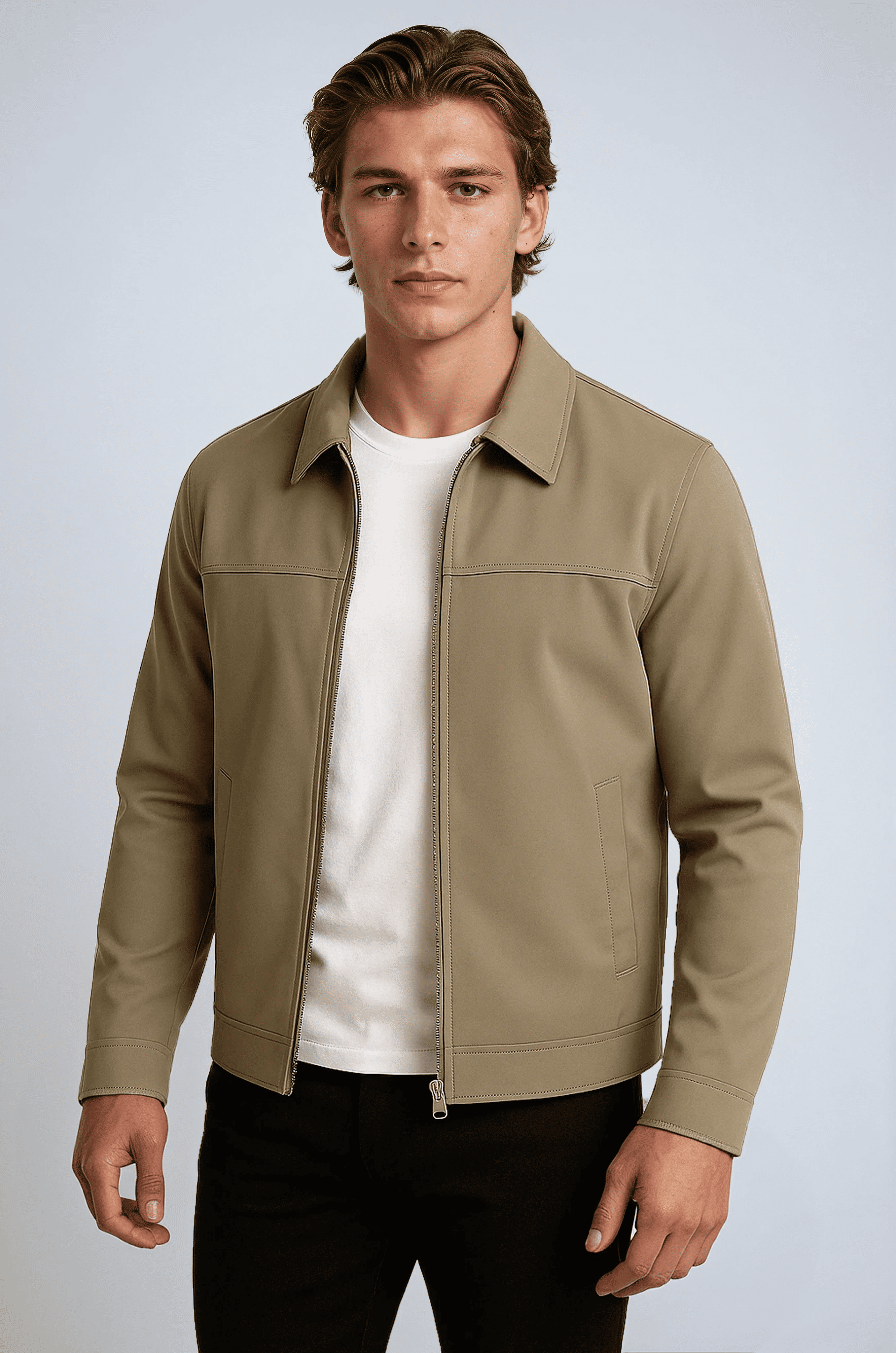 Classic Men’s Khaki Jacket
