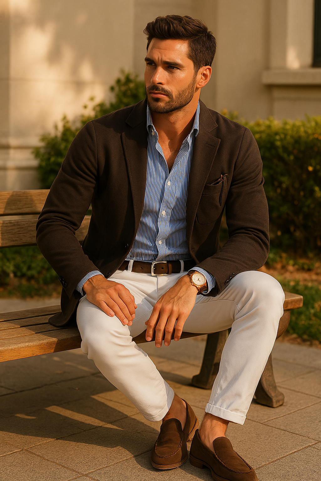 Nurozis - Stylish men's blazer with casual button pockets and Lapel collar
