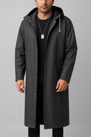 Men’s Long Waterproof EVA Raincoat