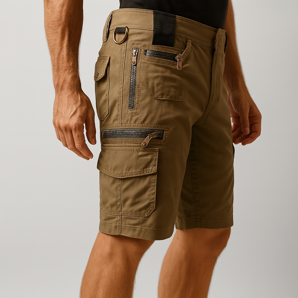 Men’s Utility Cargo Shorts – Multi-Pocket Comfort