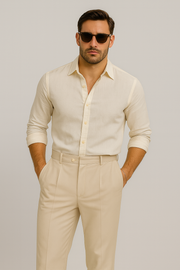 Nurozis | Men's Classic Summer Linen Set