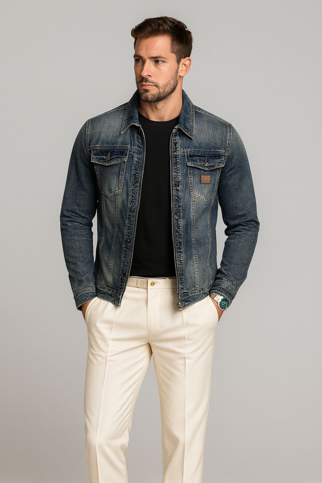 Nurozis | Retro Denim Jacket