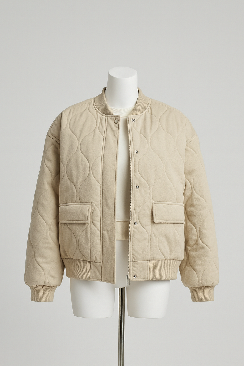 Nurozis Quilted Bomber Jacket