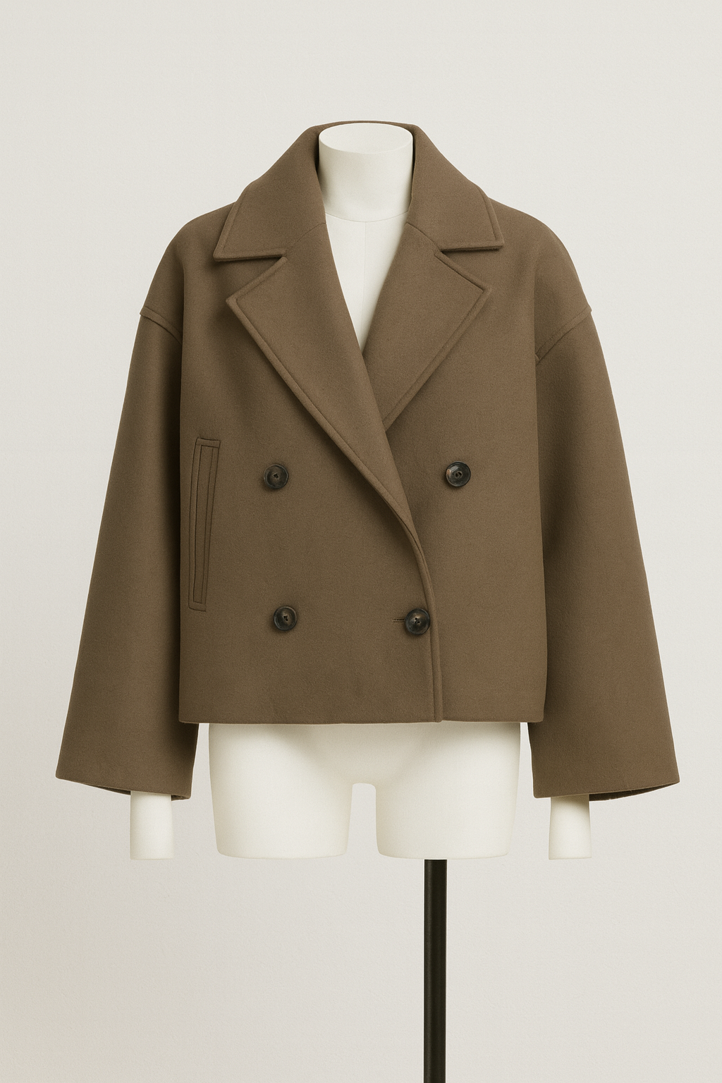 Nurozis | Double-Breasted Wool Jacket