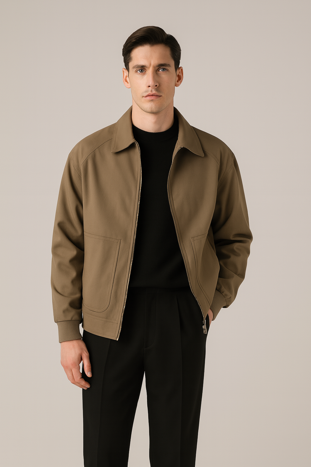 Nurozis – Structured Zip Jacket
