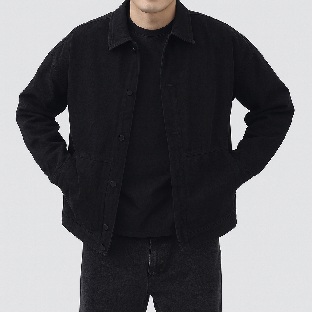 Nurozis – Black Canvas Jacket