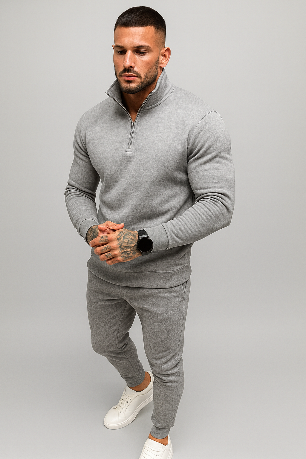 Nurozis | Men's Half-Zip Tracksuit Set