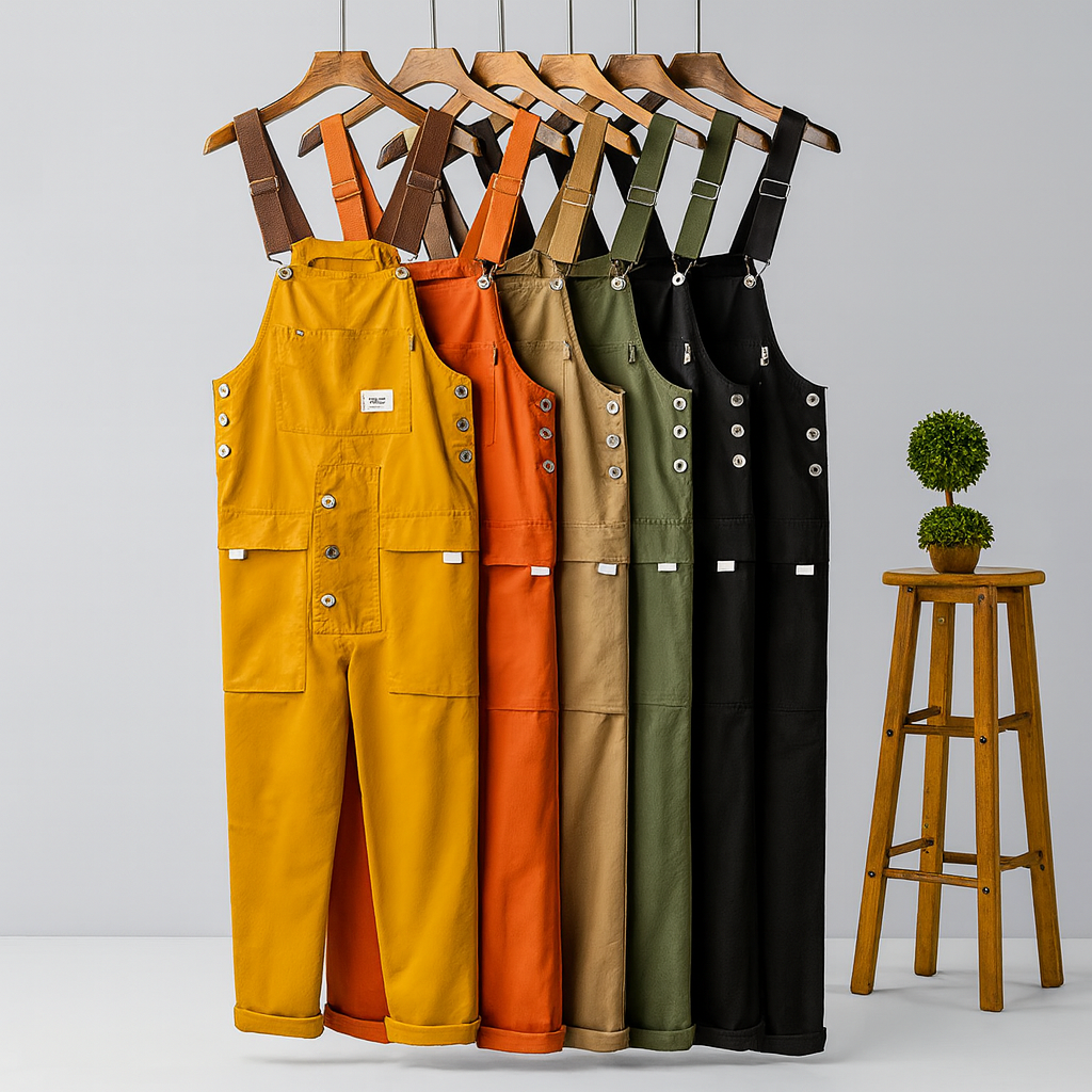 Nurozis | Men's Utility Cargo Overall with Pockets