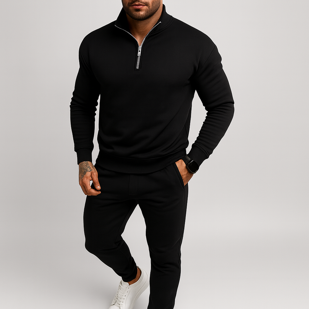 Nurozis | Men's Half-Zip Tracksuit Set