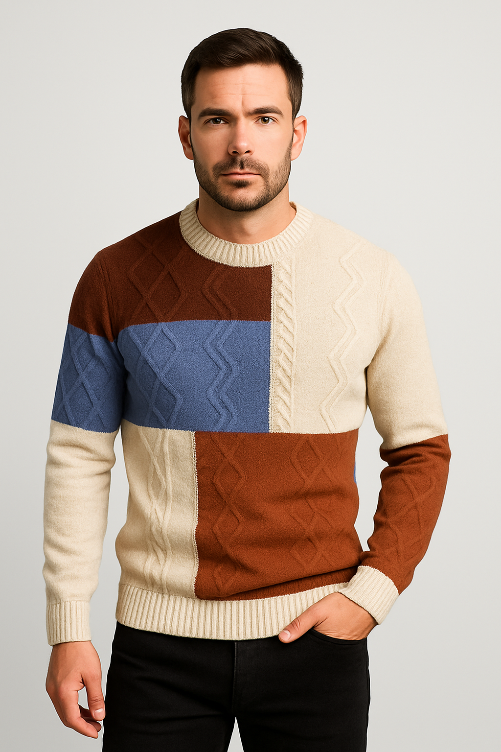 Nurozis | Men's Casual Knit Jumper