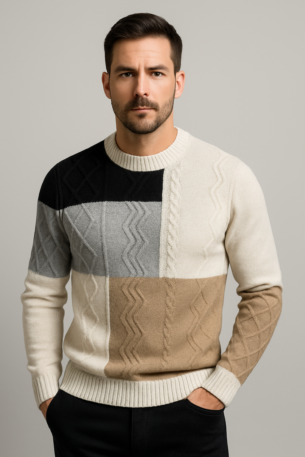 Nurozis | Men's Casual Knit Jumper