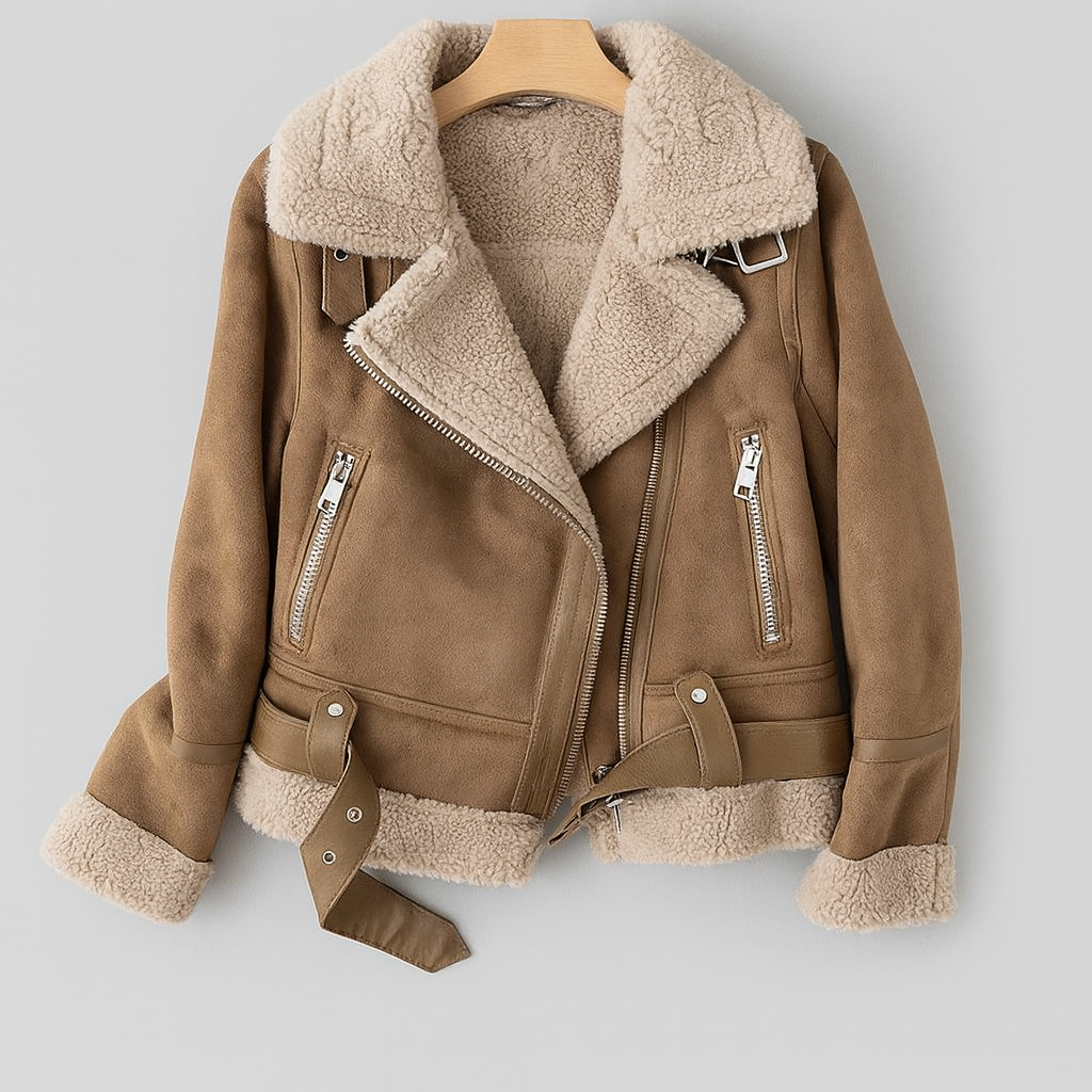 Nurozis | Shearling-Lined Jacket
