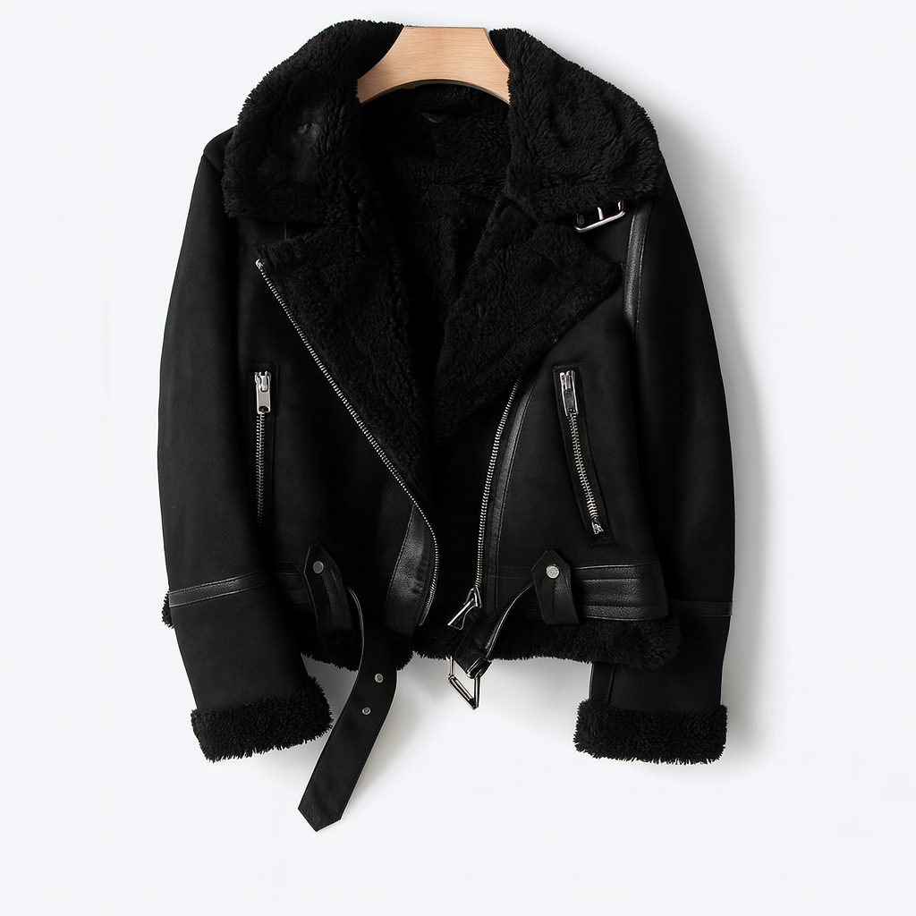 Nurozis | Shearling-Lined Jacket