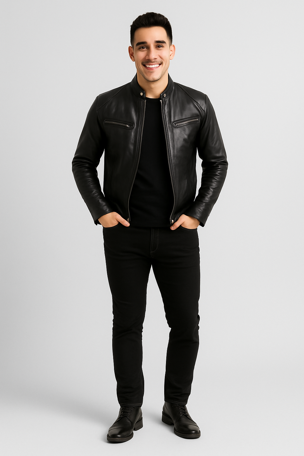 Nurozis | Refined Leather Jacket