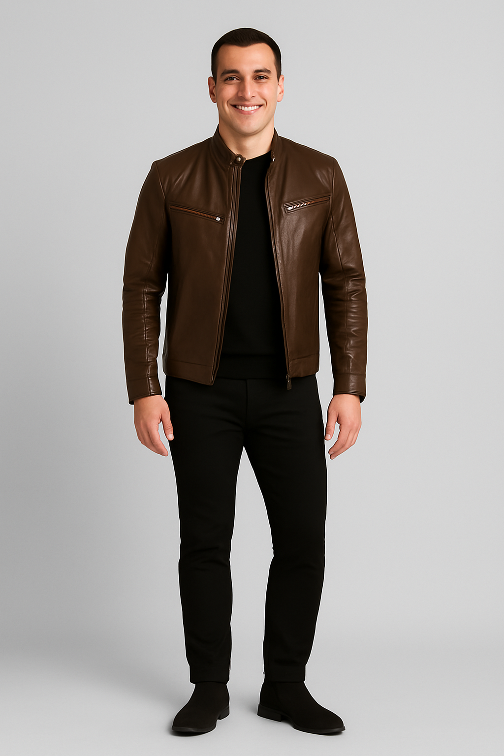 Nurozis | Refined Leather Jacket