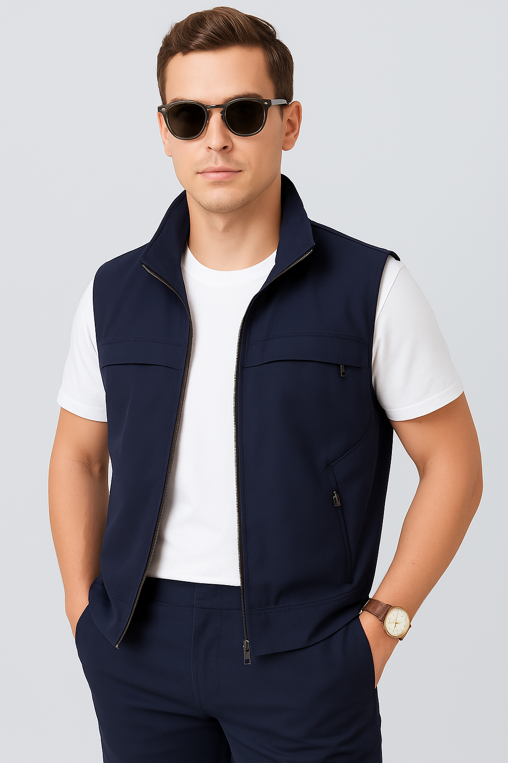 Nurozis | Men's Sunglasses | Lightweight Round Frame