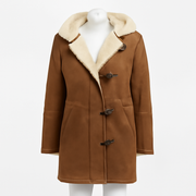 Women's Hooded Shearling Jacket | Warm