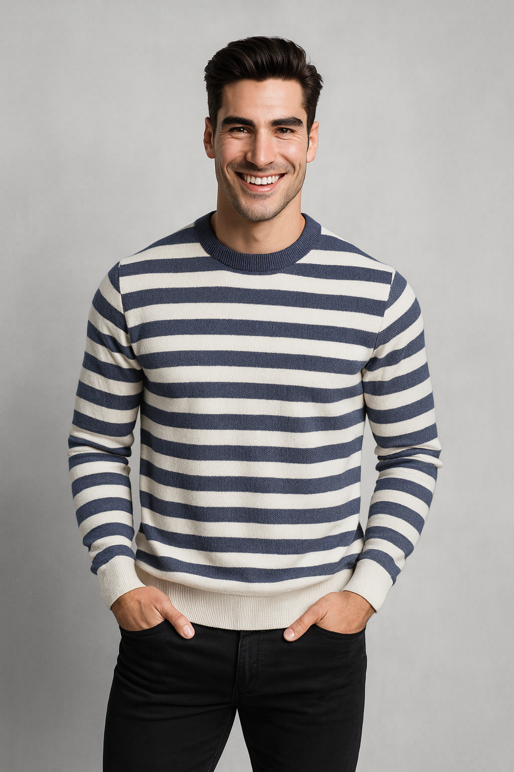 Nurozis | Mariner Wool Stripe Sweater