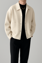Nurozis | Classic Waffle Textured Overshirt – Off-White
