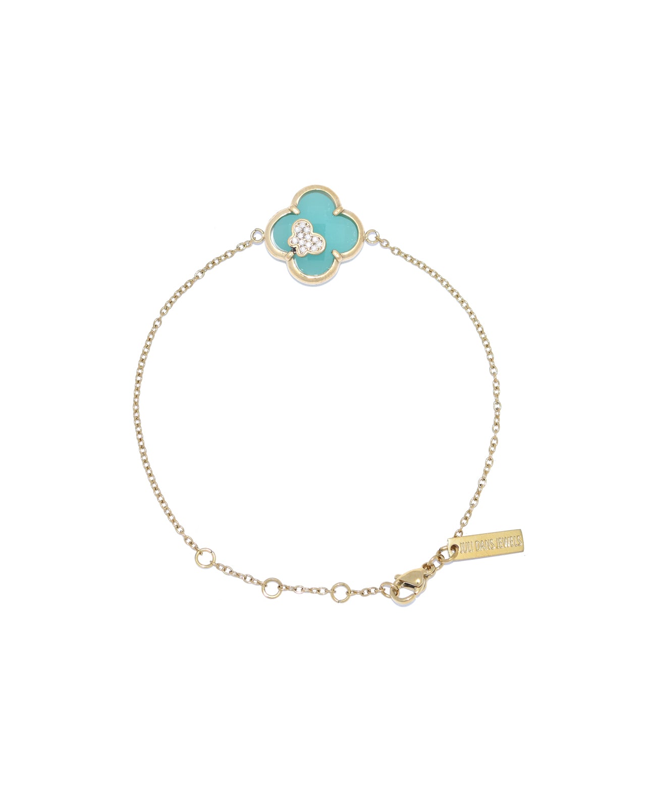 Nurozis | Clover Bracelet – Sea Green