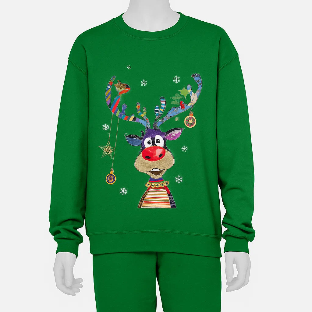 Women’s Christmas Reindeer Sweater | Bright Style