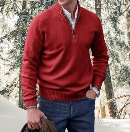 Daniel | Luxe Half Zip Pullover