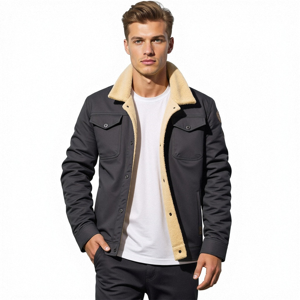 DIRK - Vintage bomber jacket voor heren