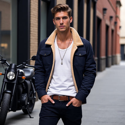 DIRK - Vintage bomber jacket voor heren