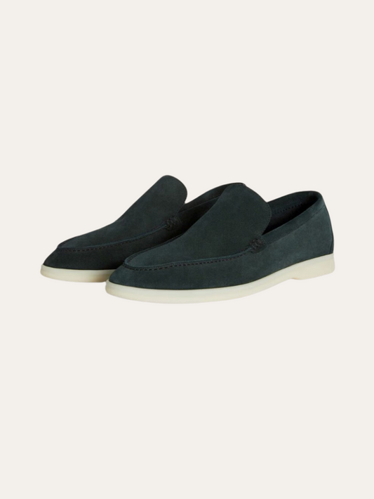 Refined Suede Loafers – Donkergroen