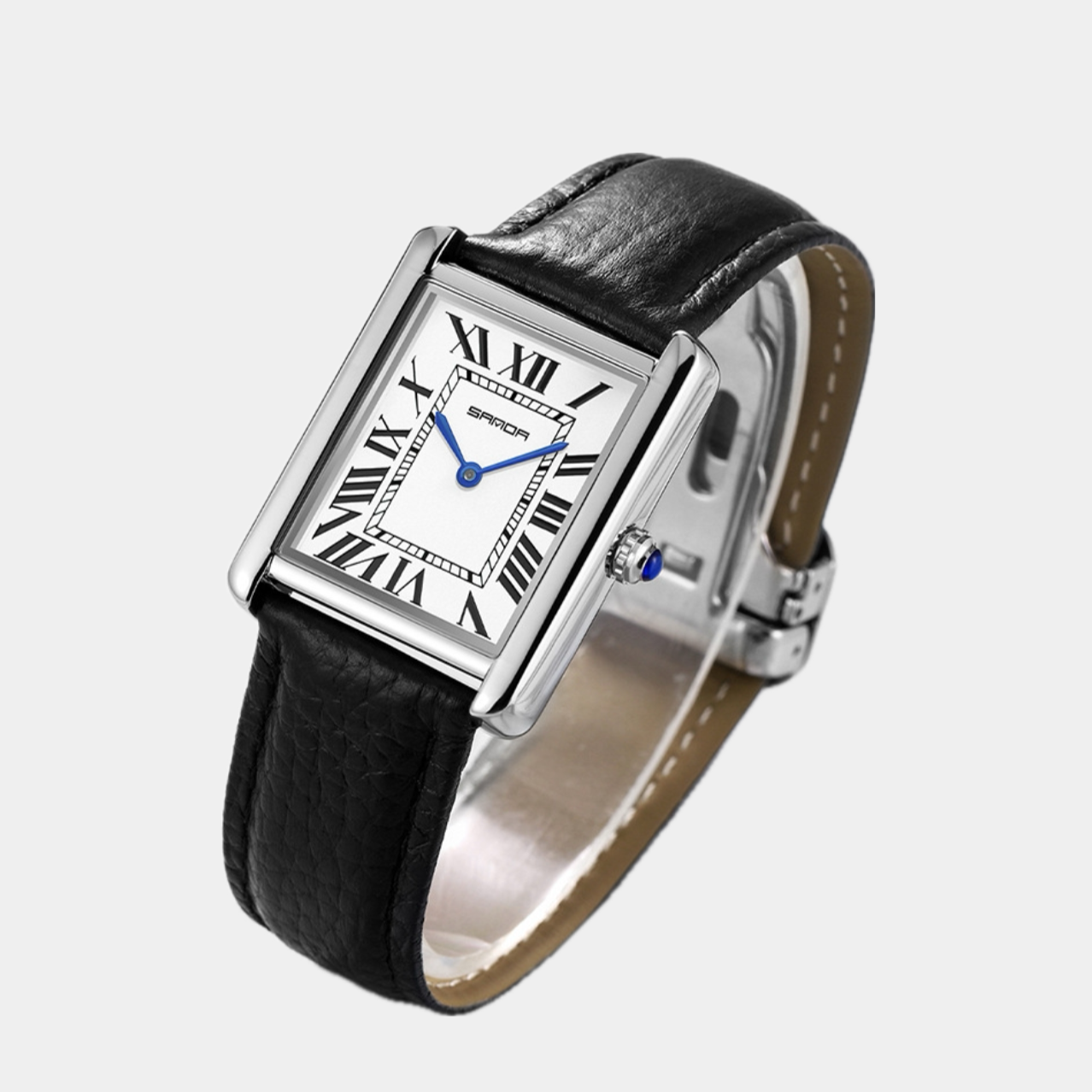 Nevil| Heren quartzhorloge | Staal