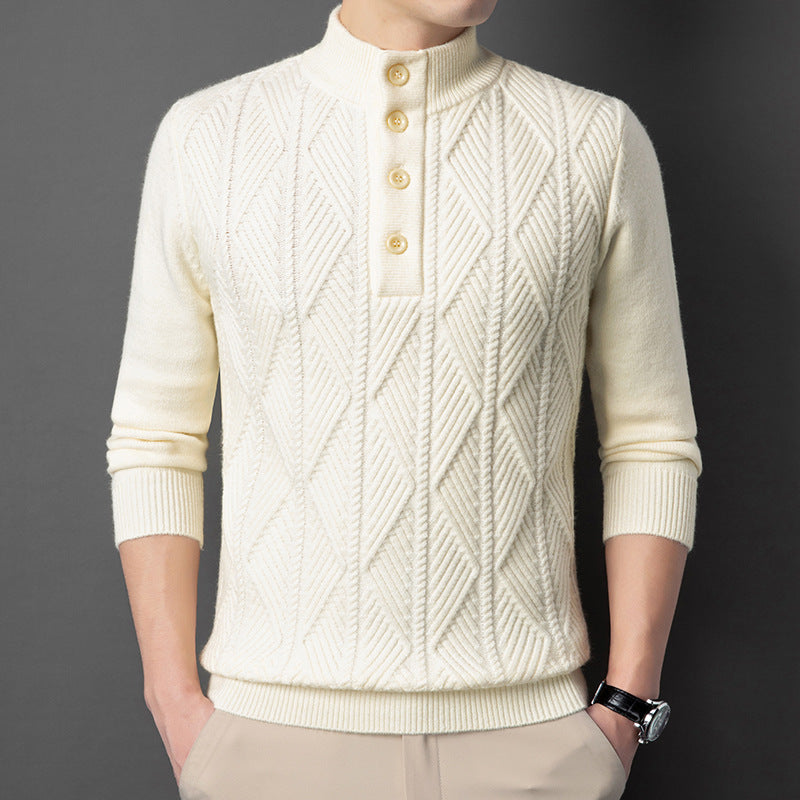 Men Textured Pullover Sweater | Stylish