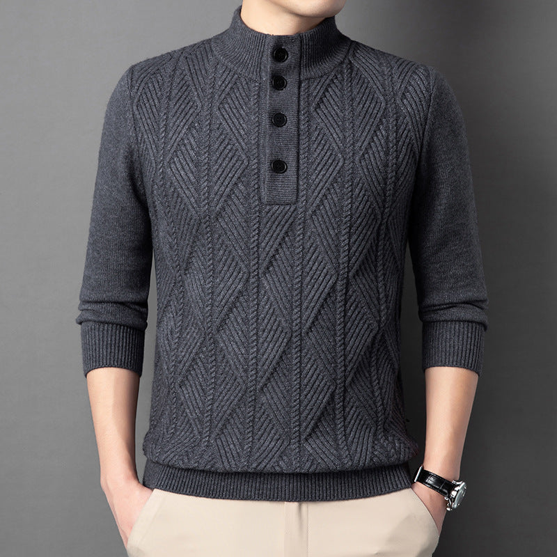 Men Textured Pullover Sweater | Stylish