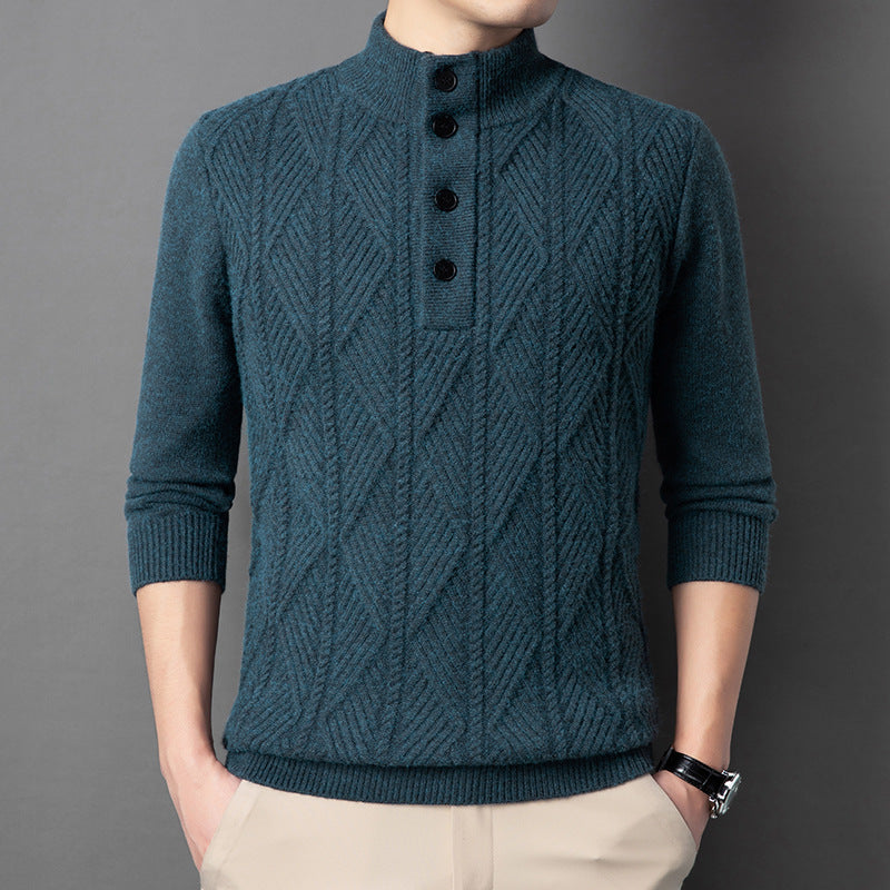 Men Textured Pullover Sweater | Stylish