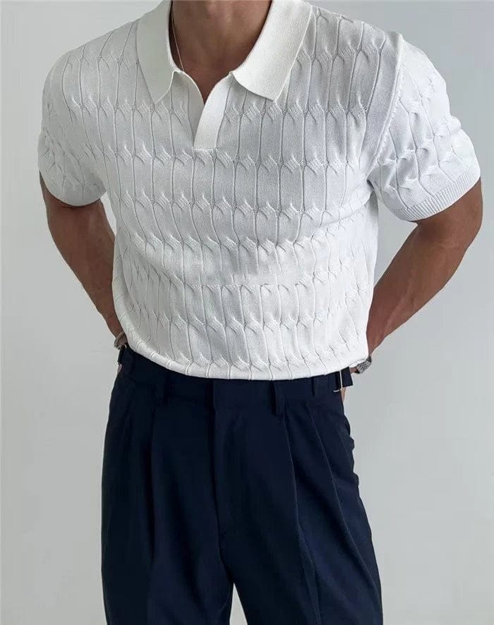 Nurozis | Ribbed Knit T-Shirt