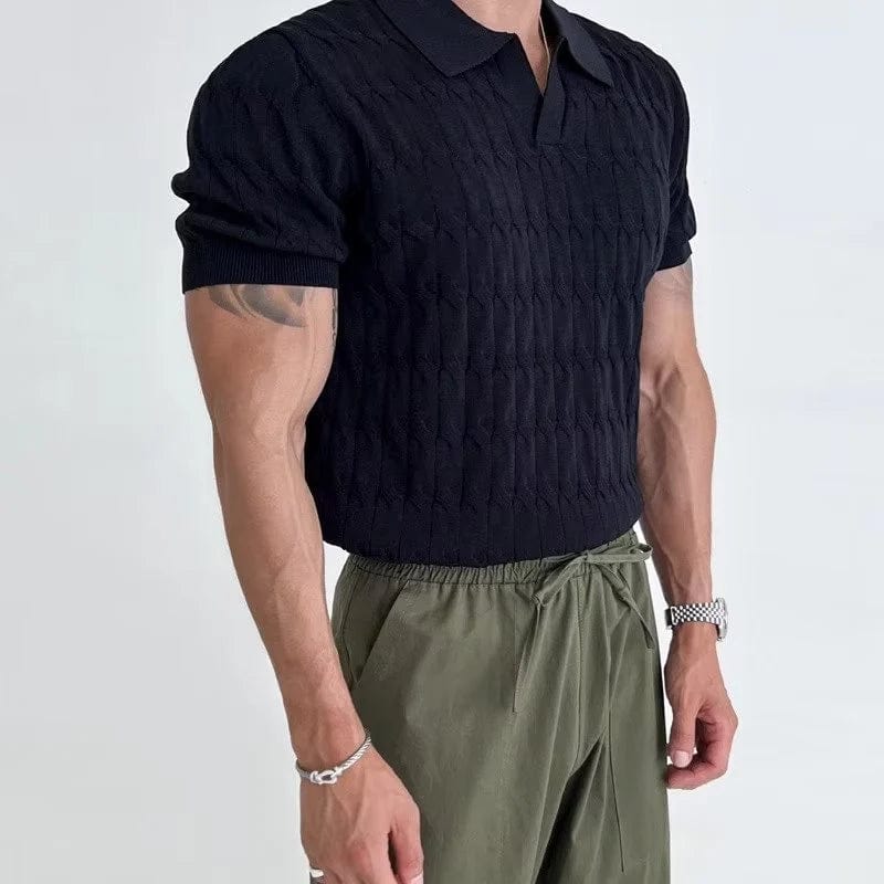 Nurozis | Ribbed Knit T-Shirt