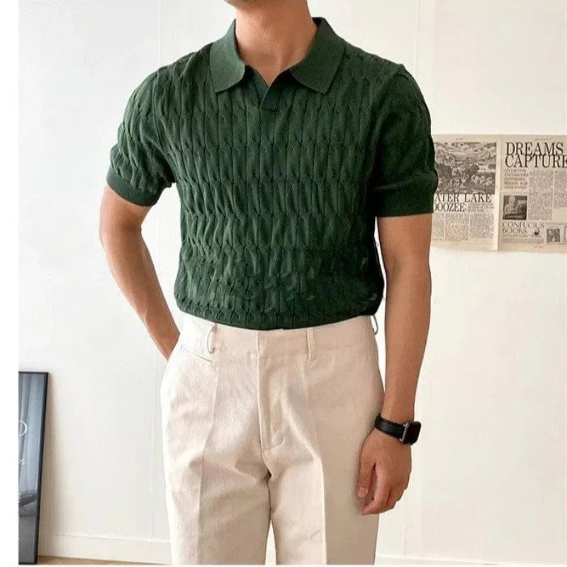 Nurozis | Ribbed Knit T-Shirt